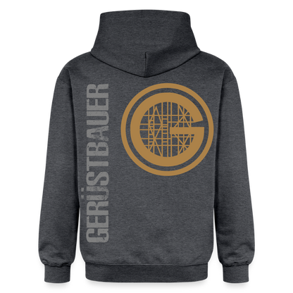 Gildan Unisex Softstyle® "Gerüstbauer" Dunkelgrau meliert Gildan Unisex Softstyle® Midweight Hoodie {{ color }}