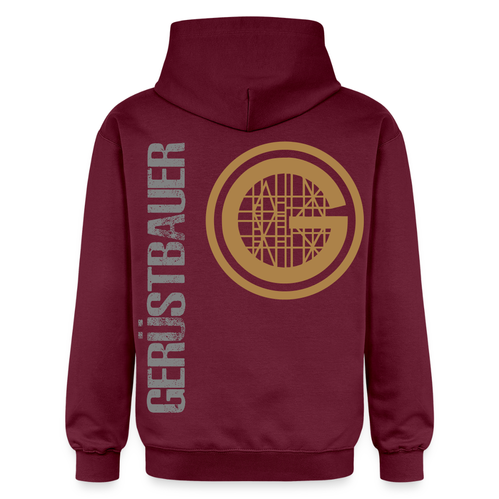 Gildan Unisex Softstyle® "Gerüstbauer" Maroon Gildan Unisex Softstyle® Midweight Hoodie {{ color }}