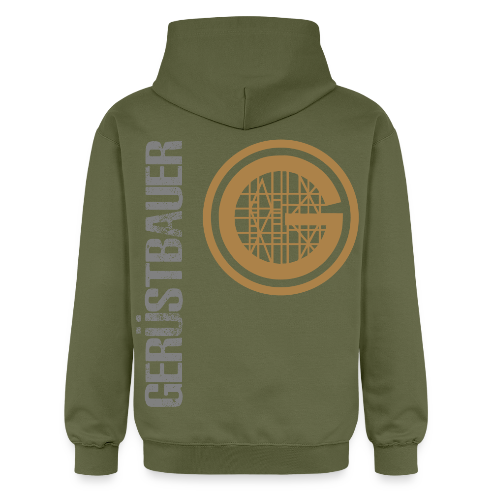 Gildan Unisex Softstyle® "Gerüstbauer" Militärgrün Gildan Unisex Softstyle® Midweight Hoodie {{ color }}