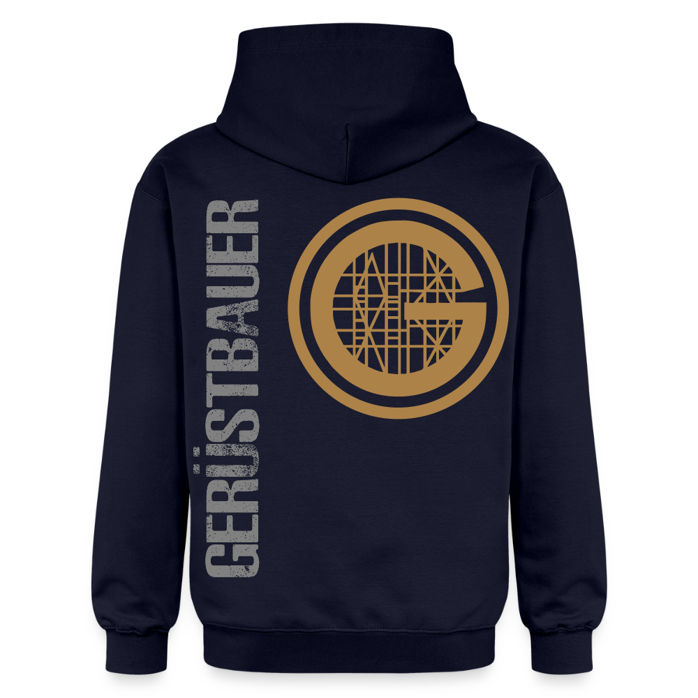 Gildan Unisex Softstyle® "Gerüstbauer" Navy Gildan Unisex Softstyle® Midweight Hoodie {{ color }}