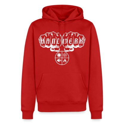 Männer Premium Hoodie "Isolierer" Rot Männer Premium Hoodie {{ color }}