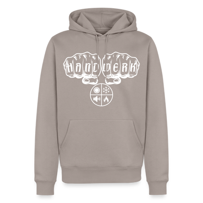 Männer Premium Hoodie "Isolierer" Taupe Männer Premium Hoodie {{ color }}