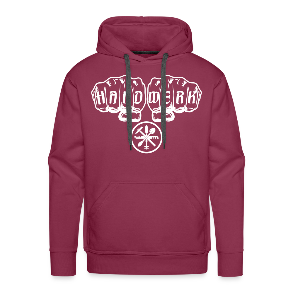 Männer Premium Hoodie "Glaser" Bordeaux Männer Premium Hoodie {{ color }}
