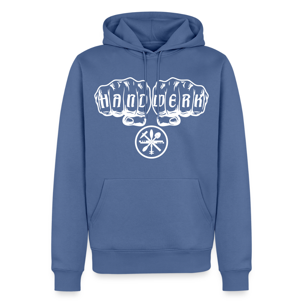 Männer Premium Hoodie "Glaser" Taubenblau Männer Premium Hoodie {{ color }}