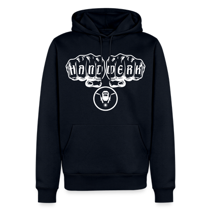 Männer Premium Hoodie "Schweisser" Navy Männer Premium Hoodie {{ color }}