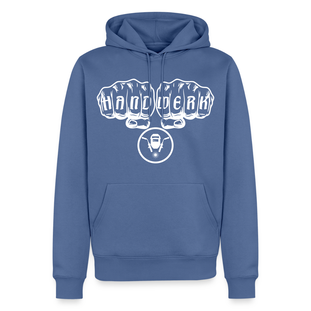 Männer Premium Hoodie "Schweisser" Taubenblau Männer Premium Hoodie {{ color }}