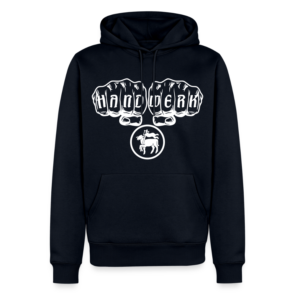 Männer Premium Hoodie "Fleischer" Navy Männer Premium Hoodie {{ color }}