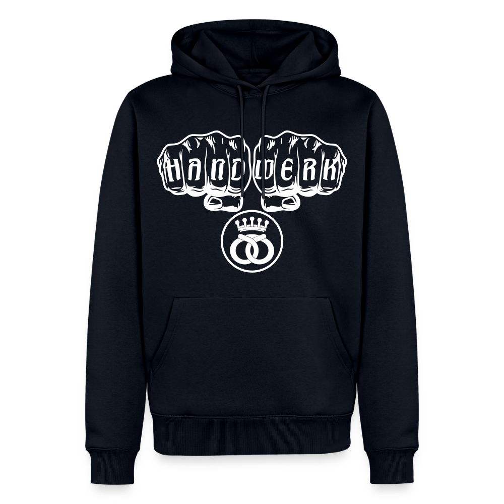 Männer Premium Hoodie "Bäcker" Navy Männer Premium Hoodie {{ color }}