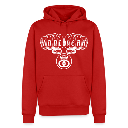 Männer Premium Hoodie "Bäcker" Rot Männer Premium Hoodie {{ color }}