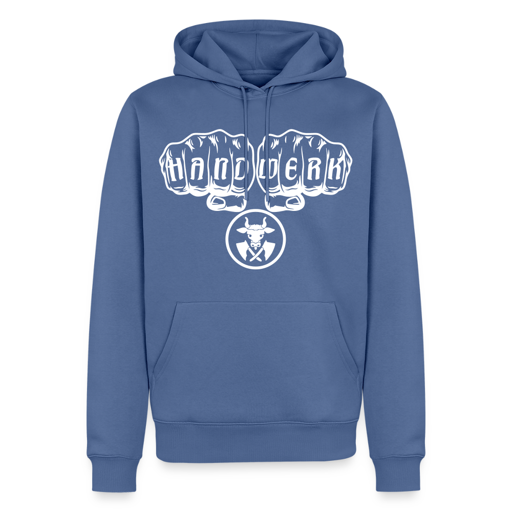 Männer Premium Hoodie "Metzger" Taubenblau Männer Premium Hoodie {{ color }}