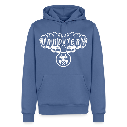 Männer Premium Hoodie "Metzger" Taubenblau Männer Premium Hoodie {{ color }}
