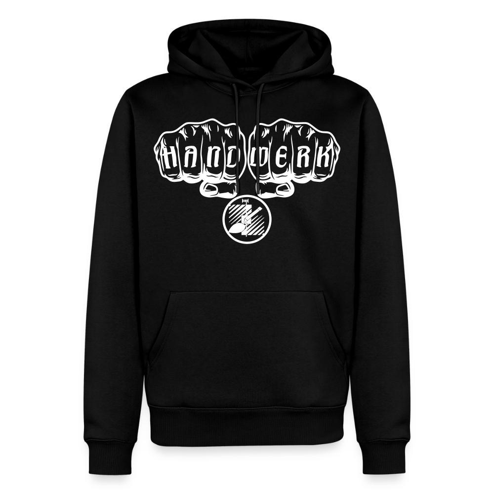 Männer Premium Hoodie "Fliesenleger" Schwarz Männer Premium Hoodie {{ color }}