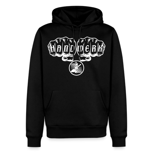 Männer Premium Hoodie "Fliesenleger" Schwarz Männer Premium Hoodie {{ color }}