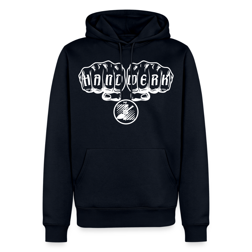 Männer Premium Hoodie "Fliesenleger" Navy Männer Premium Hoodie {{ color }}