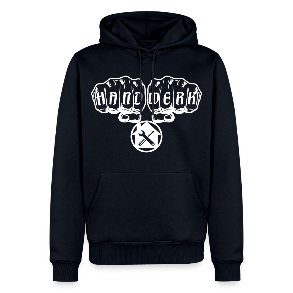 Männer Premium Hoodie "Hausmeister" Navy Männer Premium Hoodie {{ color }}