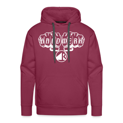 Männer Premium Hoodie "Raumausstatter" Bordeaux Männer Premium Hoodie {{ color }}