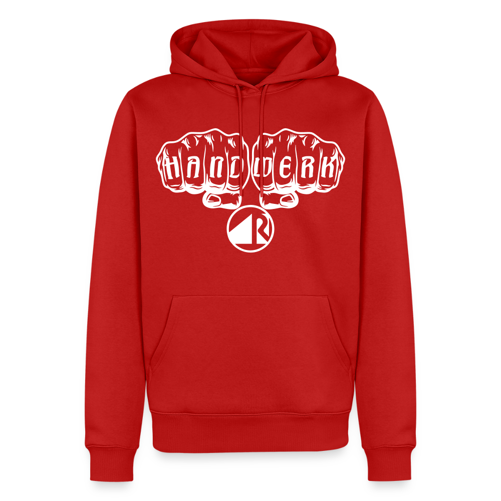 Männer Premium Hoodie "Raumausstatter" Rot Männer Premium Hoodie {{ color }}