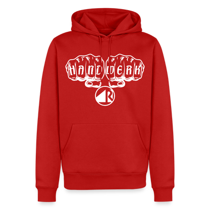 Männer Premium Hoodie "Raumausstatter" Rot Männer Premium Hoodie {{ color }}