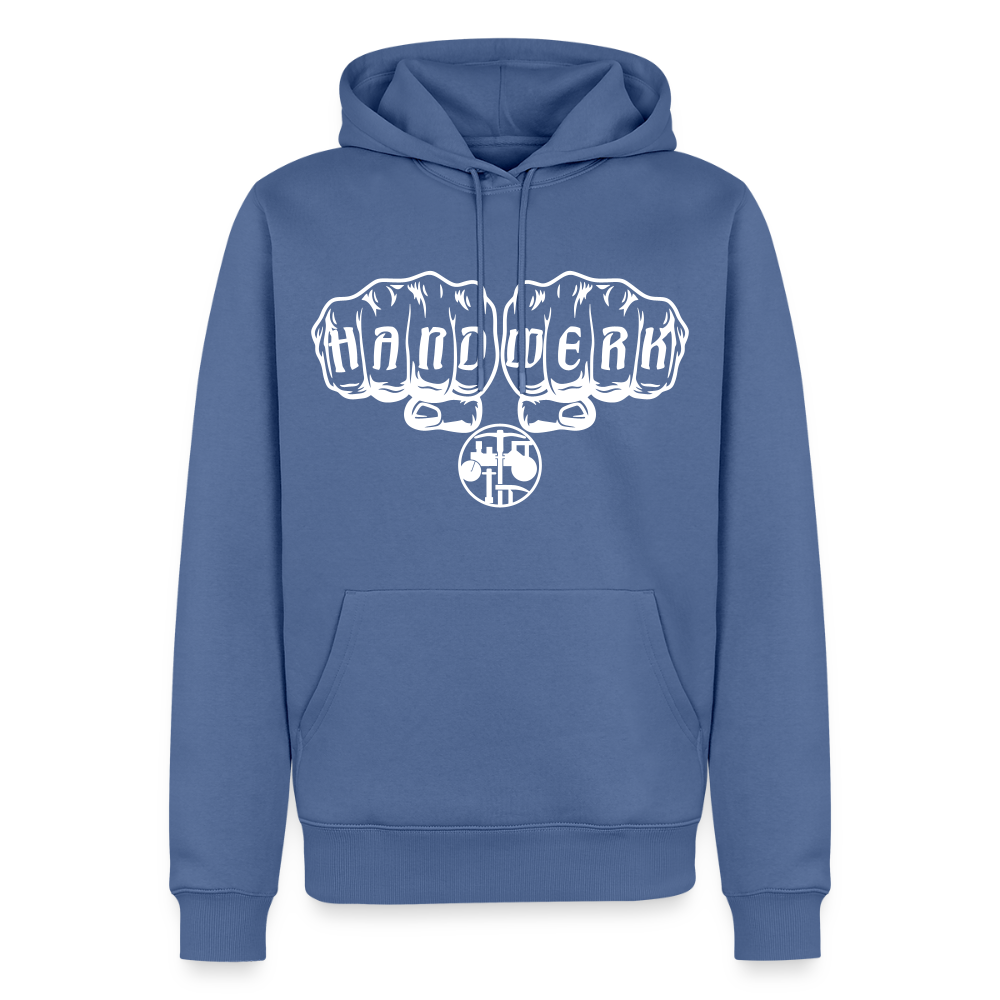 Männer Premium Hoodie "Strassenbauer" Taubenblau Männer Premium Hoodie {{ color }}