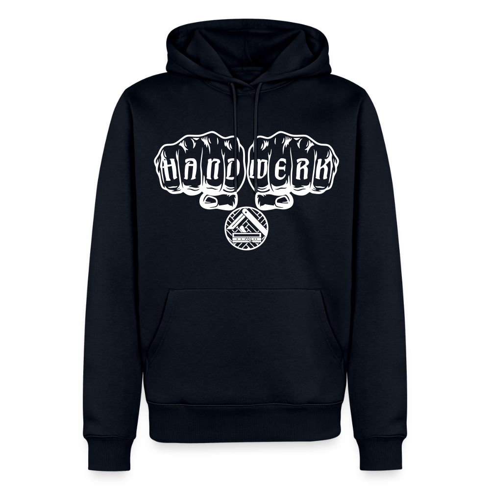 Männer Premium Hoodie "Parkettleger" Navy Männer Premium Hoodie {{ color }}