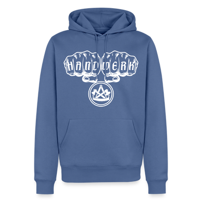 Männer Premium Hoodie "Zimmermann" Taubenblau Männer Premium Hoodie {{ color }}