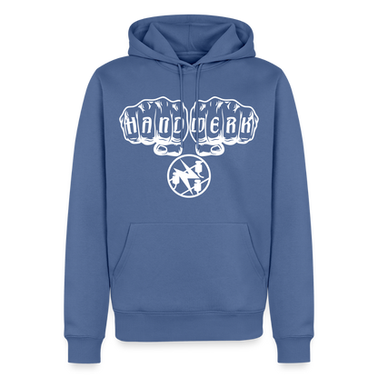 Männer Premium Hoodie "Elektriker" Taubenblau Männer Premium Hoodie {{ color }}