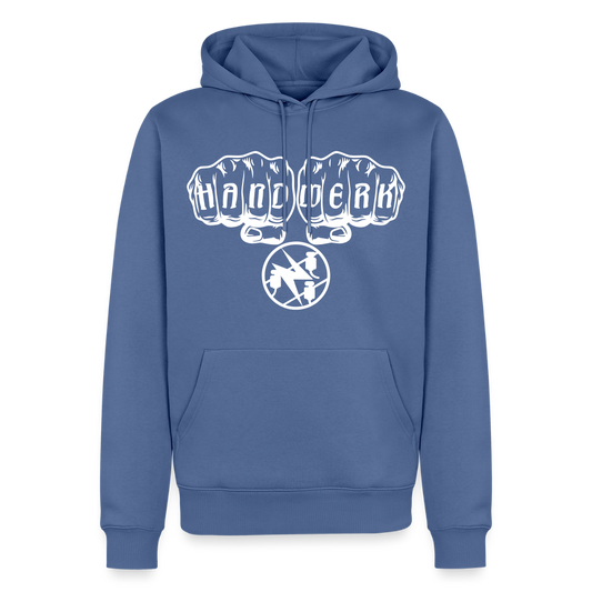 Männer Premium Hoodie "Elektriker" Taubenblau Männer Premium Hoodie {{ color }}