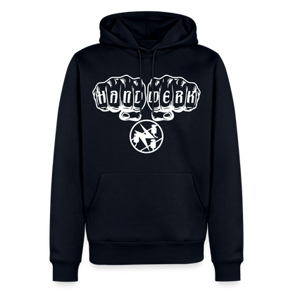 Männer Premium Hoodie "Elektriker" Navy Männer Premium Hoodie {{ color }}