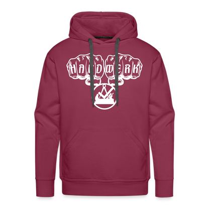 Männer Premium Hoodie "Schreiner" Bordeaux Männer Premium Hoodie {{ color }}