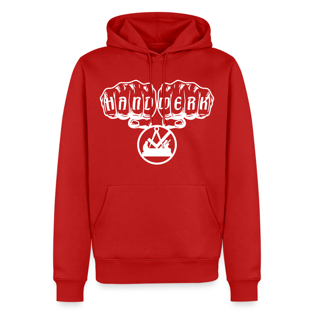Männer Premium Hoodie "Schreiner" Rot Männer Premium Hoodie {{ color }}