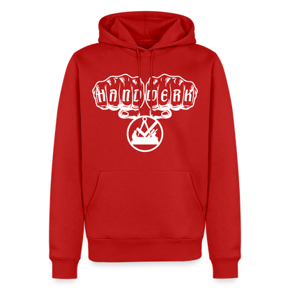 Männer Premium Hoodie "Schreiner" Rot Männer Premium Hoodie {{ color }}