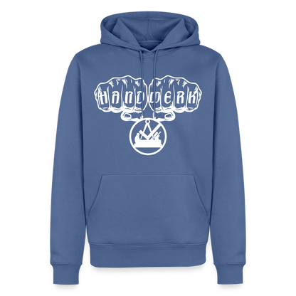 Männer Premium Hoodie "Schreiner" Taubenblau Männer Premium Hoodie {{ color }}