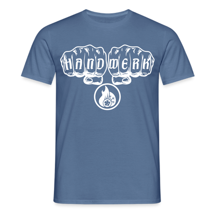 Unisex T-Shirt "Klimatechniker" Taubenblau Männer T-Shirt {{ color }}