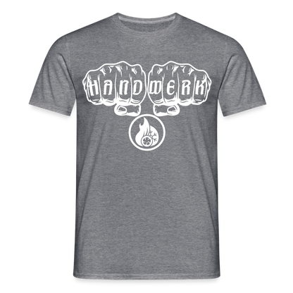 Unisex T-Shirt "Klimatechniker" Graphit meliert Männer T-Shirt {{ color }}