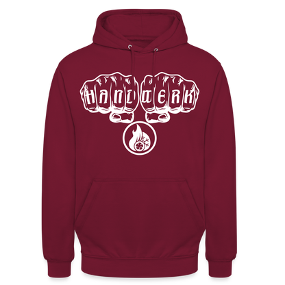 Unisex Hoodie "Klimatechniker" Bordeaux Unisex Hoodie {{ color }}