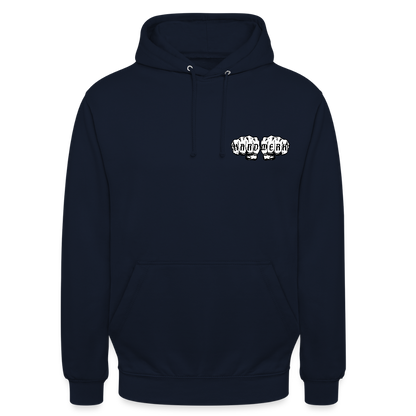 Unisex Hoodie "Klimatechniker" (beidseitig bedruckt) Unisex Hoodie {{ color }}