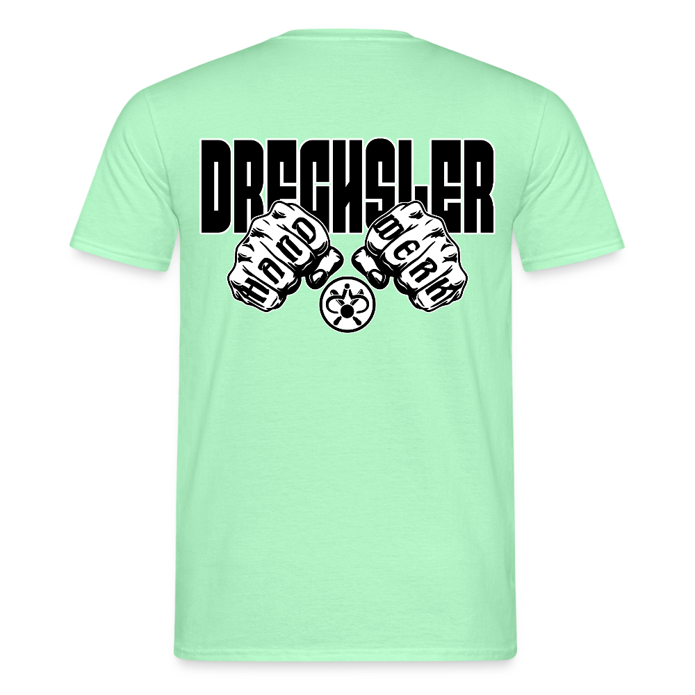 Unisex T-Shirt "Drechsler" (beidseitig bedruckt) Mintgrün Männer T-Shirt {{ color }}