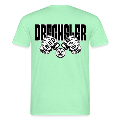 Unisex T-Shirt "Drechsler" (beidseitig bedruckt) Mintgrün Männer T-Shirt {{ color }}