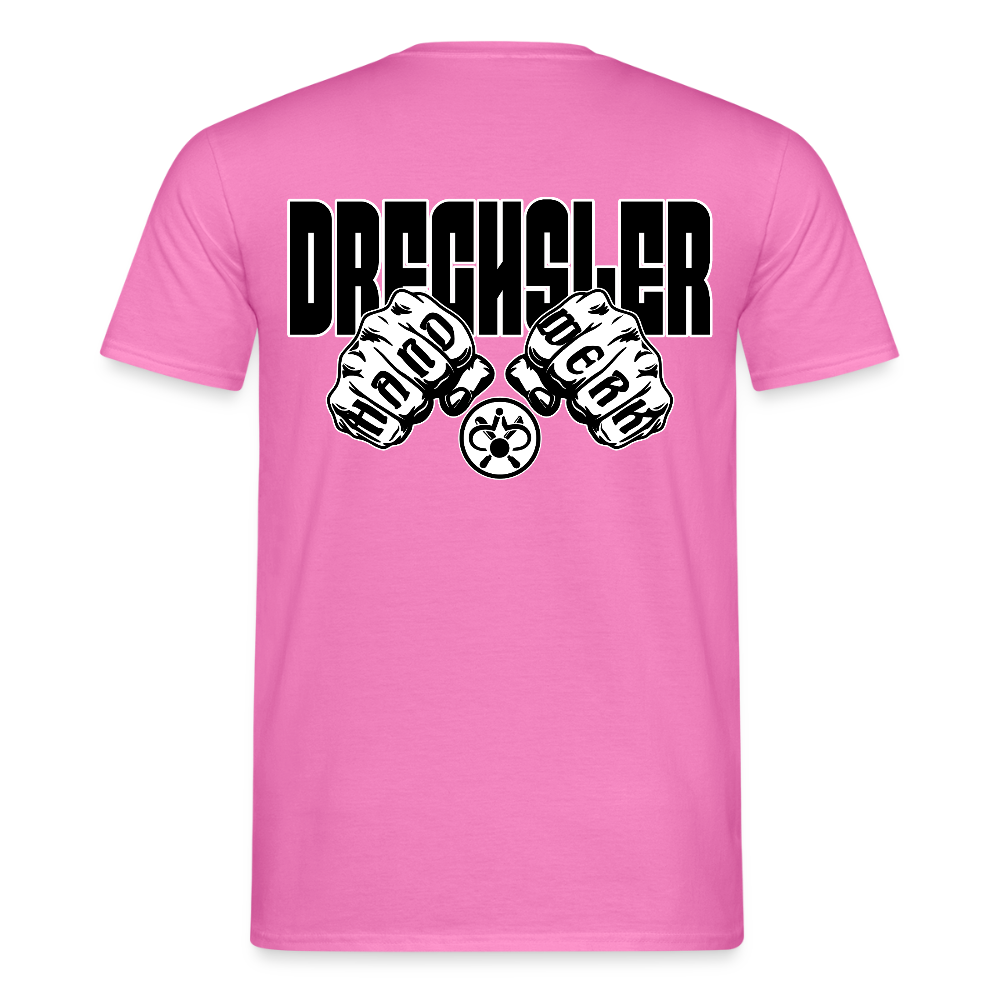 Unisex T-Shirt "Drechsler" (beidseitig bedruckt) Pink Männer T-Shirt {{ color }}