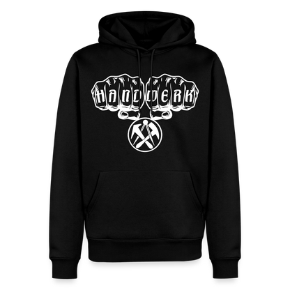 Männer Premium Hoodie "Dachdecker" Schwarz Männer Premium Hoodie {{ color }}