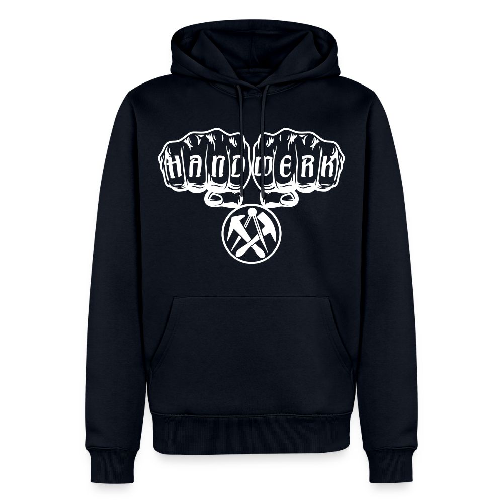 Männer Premium Hoodie "Dachdecker" Navy Männer Premium Hoodie {{ color }}