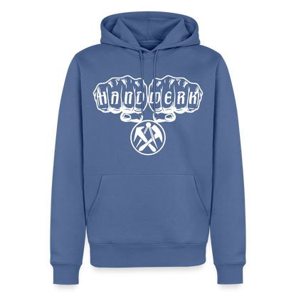 Männer Premium Hoodie "Dachdecker" Taubenblau Männer Premium Hoodie {{ color }}