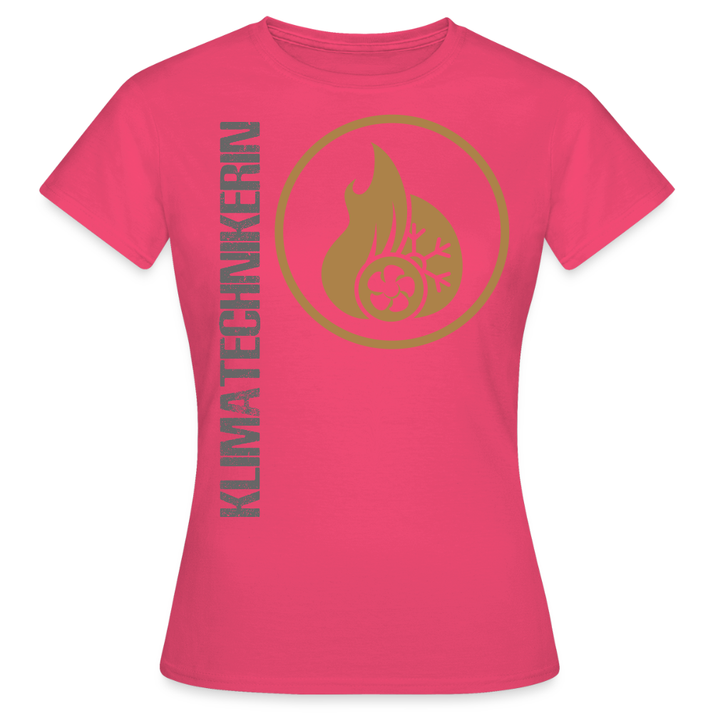 Frauen T-Shirt "Klimatechnikerin" Azalea Frauen T-Shirt {{ color }}