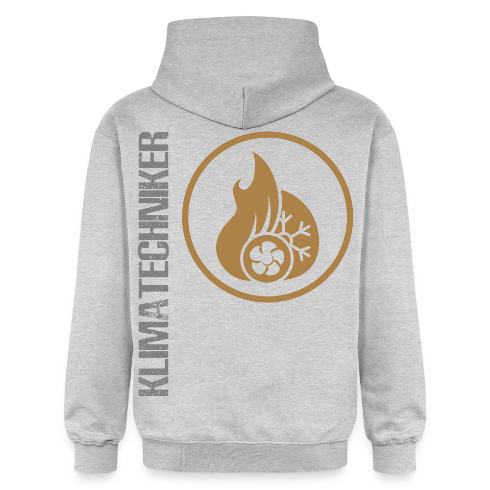 Gildan Unisex Softstyle® "Klimatechniker" Hellgrau meliert Gildan Unisex Softstyle® Midweight Hoodie {{ color }}