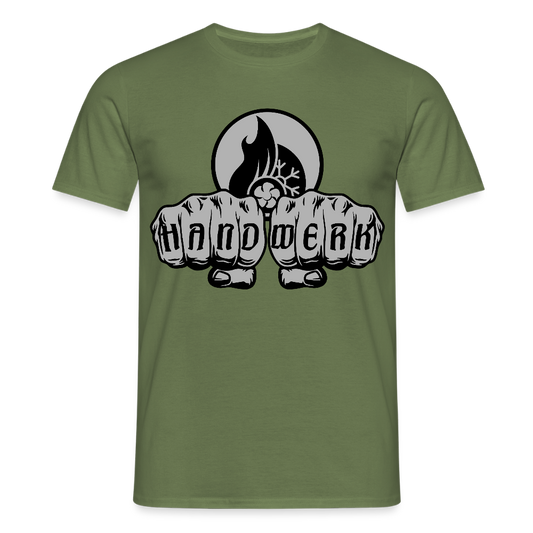 Unisex T-Shirt "Klimatechniker" Militärgrün Männer T-Shirt {{ color }}