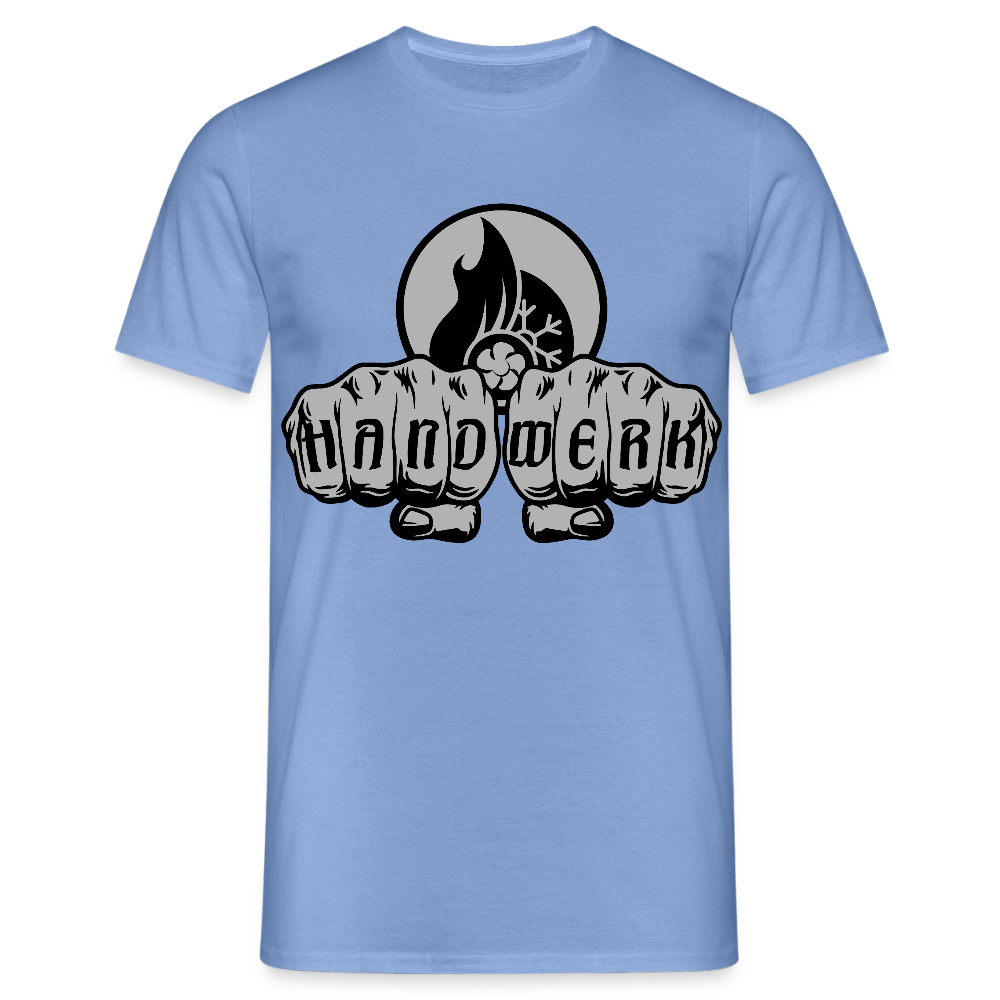 Unisex T-Shirt "Klimatechniker" carolina blue Männer T-Shirt {{ color }}