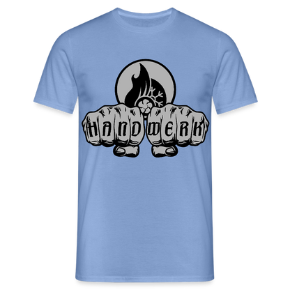 Unisex T-Shirt "Klimatechniker" carolina blue Männer T-Shirt {{ color }}