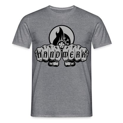 Unisex T-Shirt "Klimatechniker" Graphit meliert Männer T-Shirt {{ color }}