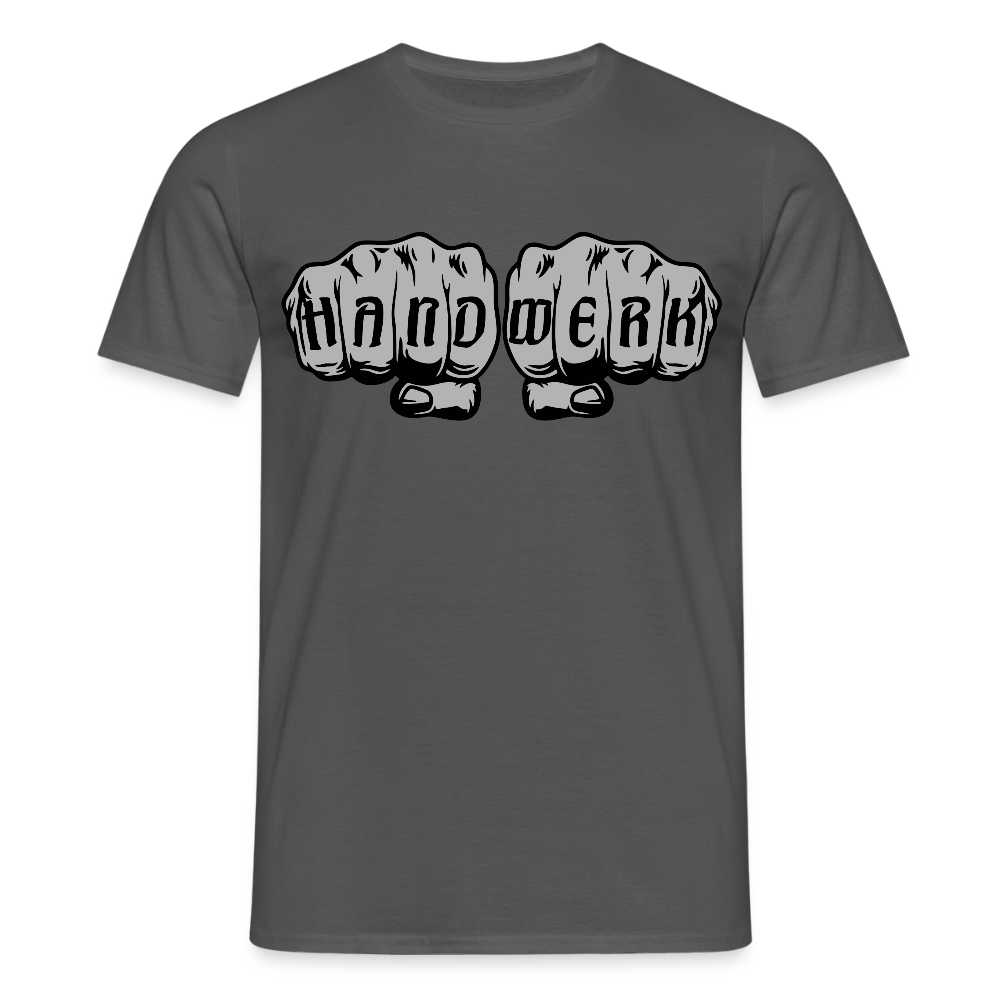 Unisex T-Shirt "Power-Handwerk" Anthrazit Männer T-Shirt {{ color }}