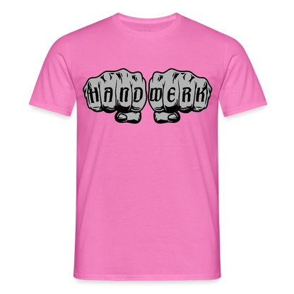 Unisex T-Shirt "Power-Handwerk" Pink Männer T-Shirt {{ color }}